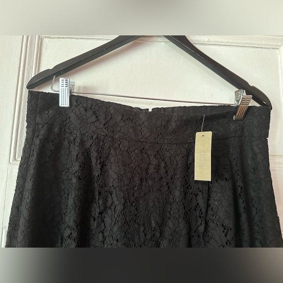 J. Crew Black Lace Pencil Skirt, Size 12 NWT - Picture 4 of 6